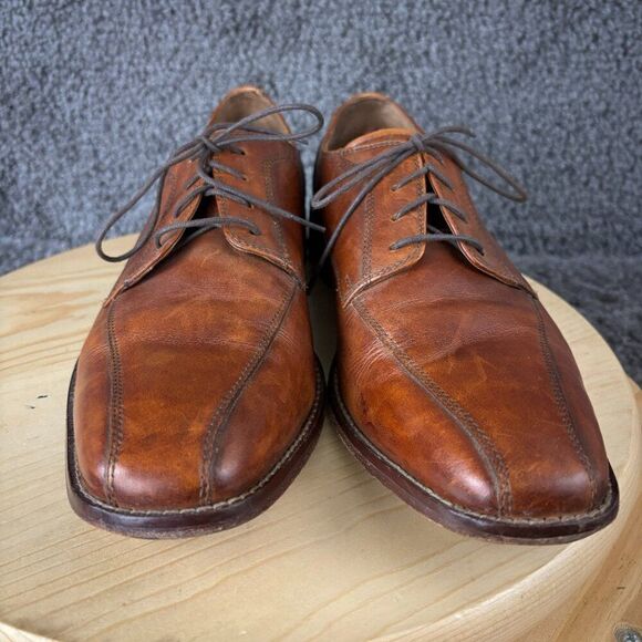Cole Haan Giraldo II Bike Toe Derby Mens 12 Brown Brogue Oxford Dress Shoe Grand main image 9